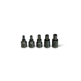 Wright Tool 606 3/4" Drive Hex Bit Socket Set 5 Piece