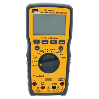 Ideal 61-347 1000V Auto Range TRMS AC-DC Multimeter