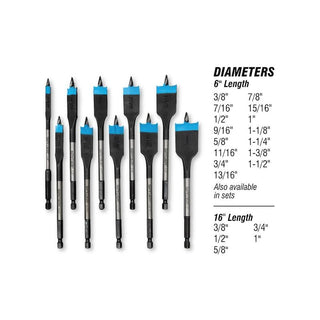 Spyder 11031 SPY Stinger Spade Bit 3/4" X 6" - 2PK