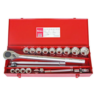 Ko-Ken 6260M Socket Set 12 Point 20 Pieces 3/4 Sq. Drive