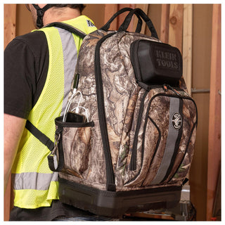 Klein Tools 62800BPCAMO Tradesman Pro XL Tool Bag Backpack, 40 Pockets, Camo