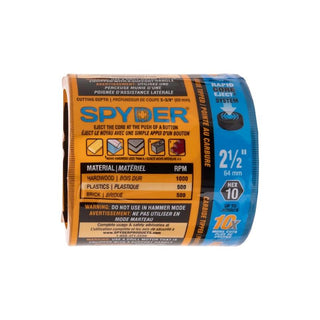 Spyder 600028CF 2-1/2 Inch Tungsten Carbide Tipped Hole Saw