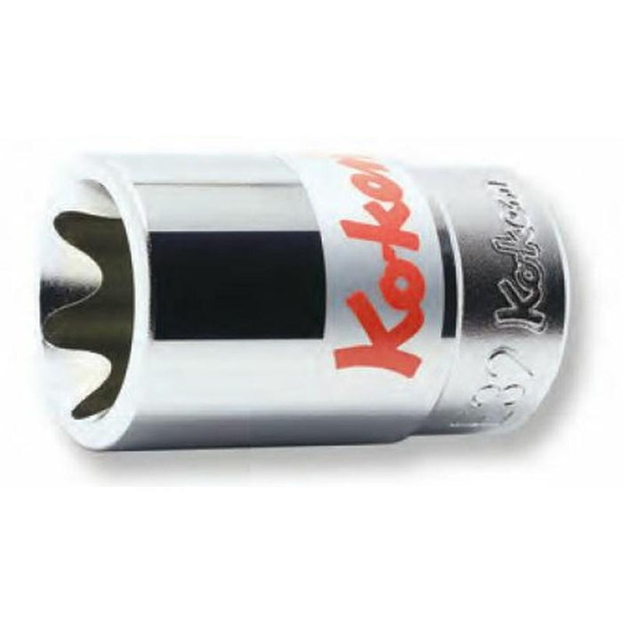 Ko-ken 6425-E22 TORX® 3/4"Sq. Drive Socket E22 Length 50 mm