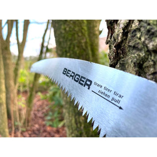 Berger Tools 64850 Curved Blade Pruning Saw with Sheath, 13 Inch