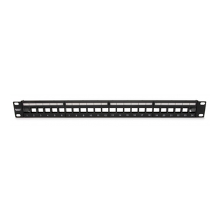 Platinum Tools 642-24SU Unloaded Patch Panel, 24 Port, Shielded