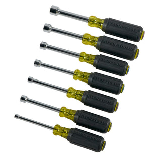 Klein Tools 631 Cushion-Grip Nut-Driver Set, 7 Piece