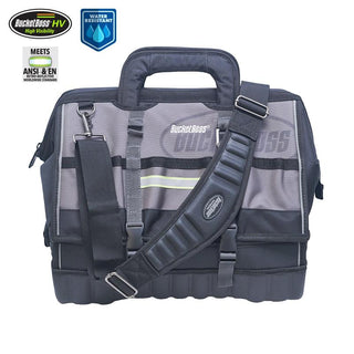 Bucket Boss 68118-HV 18" HV Pro Drop-Bottom Tool Bag 19 Pockets