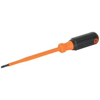 Klein Tools 6816INS Insulated Screwdriver, 3/16-Inch Cabinet Tip, 6-Inch Round Shank