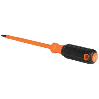 Klein Tools 6846INS Insulated Screwdriver, #2 Square Tip, 6-Inch Round Shank