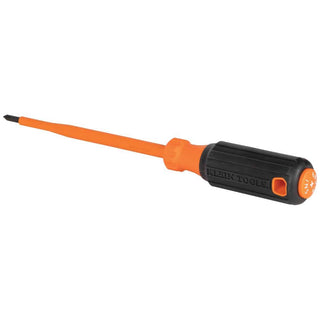 Klein Tools 6856INS Insulated Screwdriver, #1 Phillips Tip, 6-Inch Round Shank