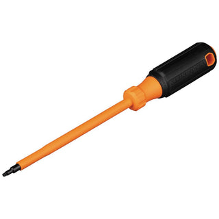 Klein Tools 6886INS Insulated Screwdriver, #1 Square Tip, 6-Inch Shank