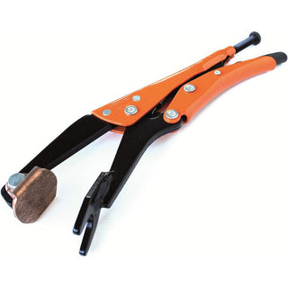 Grip-On 13709 9 Inch Plugweld Locking Pliers, Nickel-Plated