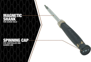 Southwire SD4N1P 4-IN-1 Magnetic Precision Screwdriver