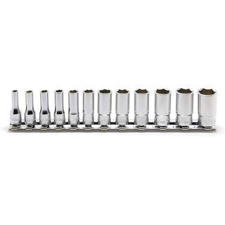Ko-ken RS2300X/12 Hex 1/4"Sq. Dr. 6 Point Socket Set 4-14 mm 12 Pcs