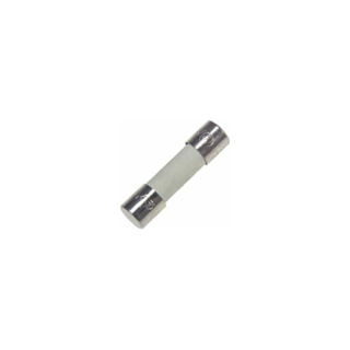 NTE 74-5SC6.3A-B FUSE-MINIATURE 5 X 20MM CERAMIC 6.3A 250V SLOW BLOW 5/PKG BLISTER