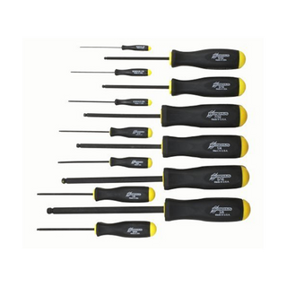 Bondhus 74637 Ball End Screwdriver Set, 13 Piece