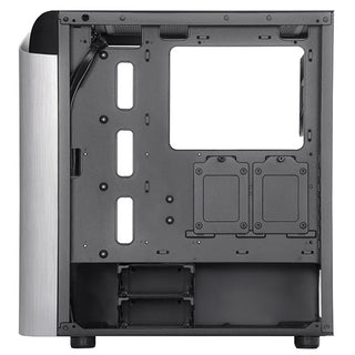 SilverStone SEA1SB-G ATX mid-tower case with aluminum bezel and steel chassis