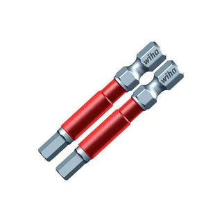 Wiha Tools 76871 Impact Power Bit Hex - 9/64 Inch, L - 49 mm, 2 Pcs