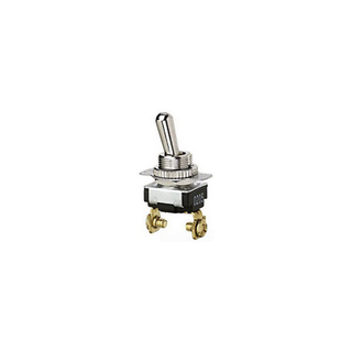 Ideal 774017 Bat Toggle Switch, SPST, O-F, Screw