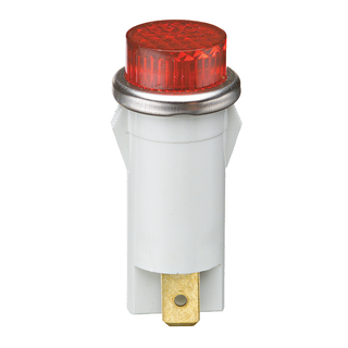 Ideal 776111 Indicator Light, Red, 28V, Raised