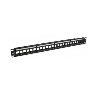 Platinum Tools 642-24SU Unloaded Patch Panel, 24 Port, Shielded