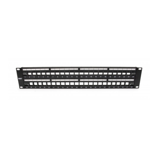 Platinum Tools 643-48U Unloaded Patch Panel, 48 Port, Unshielded