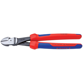 KNIPEX 74 02 250 SBA High Leverage Diagonal Cutters, 250 mm