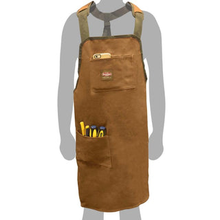 Bucket Boss 80300 SuperShop Apron, 52 in Waist, Fabric, Brown/Green, 2 -Pocket