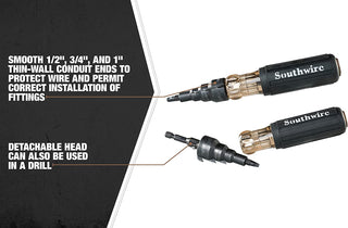 Southwire SDCFR Conduit Fitting Reaming Screwdriver