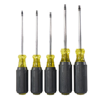 Klein Tools 19555 TORX® Cushion Grip Screwdriver Set, 5 Piece