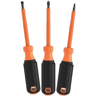 Klein Tools 85073INS Screwdriver Set, 1000V Insulated, 3-Piece