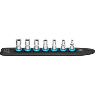 Hazet 850E-SR/7 SmartRail 1/4" External TORX® Socket Set, 7 Pieces