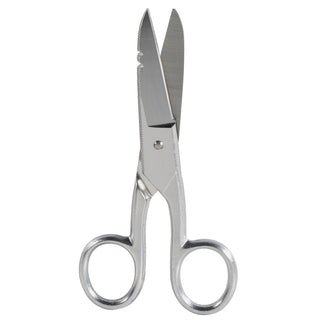 Klein Tools 2100-9 Stainless Steel Electrician's Scissors Stripping Notches Silver