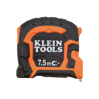 Klein Tools 86375 Magnetic Double-Hook Tape Measure, 7.5 m