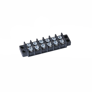 Ideal 89-206 Terminal Strip, 6-Pole, 22-10 AWG