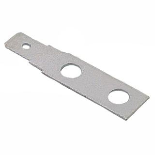 Ideal 89-314 Terminal Strip Quick Connect, Flat-None, .187 Tab, 10/Card