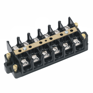 Ideal 89-507 Terminal Strip, Shorting Block, 6-Pole, 22-6 AWG