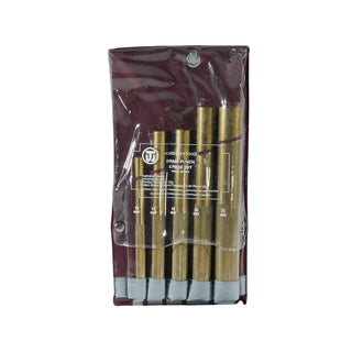 Klein Tools 4BPSET5 Brass Punches, 5 Piece Set