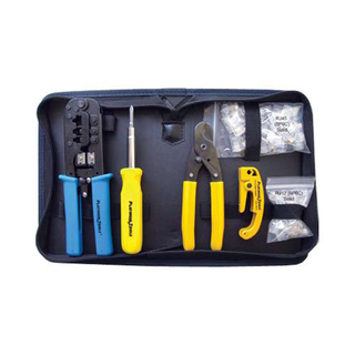 Platinum Tools 90109 All-In-One Modular Plug Tool Kit, w/Zip Case. Box.