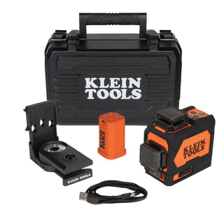 Klein Tools 93PLL Rechargeable Self-Leveling Green Planar Laser Level