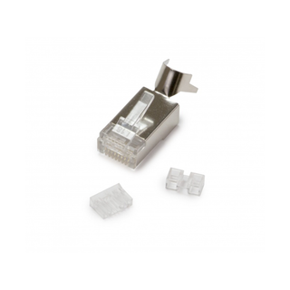 Platinum Tools 106241 Cat6A/7 STP Solid/Stranded RJ45 Connector - Pack of 25