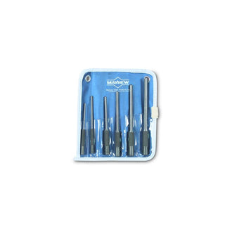 Wright Tool 9680 Roll Pin Pilot Punches Set 6 Piece