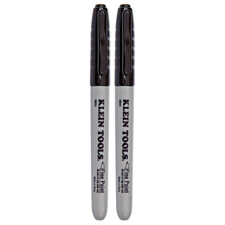 Klein Tools 98554 Fine Point Permanent Markers, 2-Pack