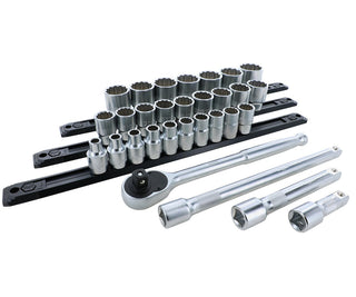 Wiha Tools 33891 30 Piece 1/2" Drive Socket Set - Metric