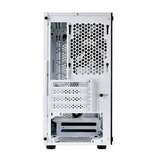 Silverstone Technologies PS15W-G Micro-ATX & Mini-DTX Mesh Front Panel Steel Body Tempered Glass Side Panel - White Plus Tempered Glass Window