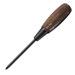 Vessel Tools 330P2100 Wood-Compo Tang-Thru Screwdriver No.B-330, Ph No.2 x 100