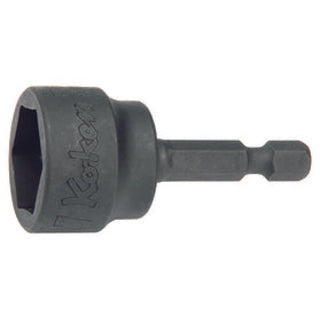 Ko-Ken BD016JE-19 1/4 Hex Dr. Anchor Bolt Socket 19mm 6 point Length 60mm Plastic Stopper