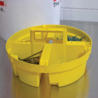 Bucket Boss 15051 Bucket Stacker Small Parts Organizer,Yellow