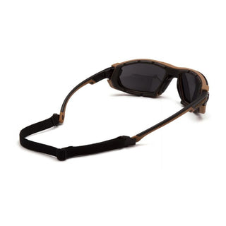 Carhartt  CHB1020DTMP Gray Anti-Fog Lens with Black and Tan Frame