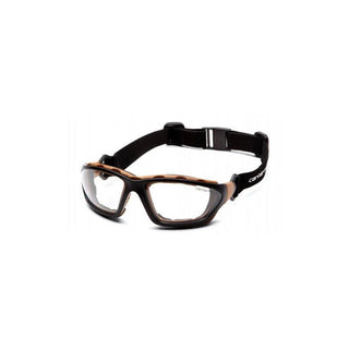 Carhartt CHB410DTP  Full Frame Interchangeable Strap Foam Padded Safety Glasses